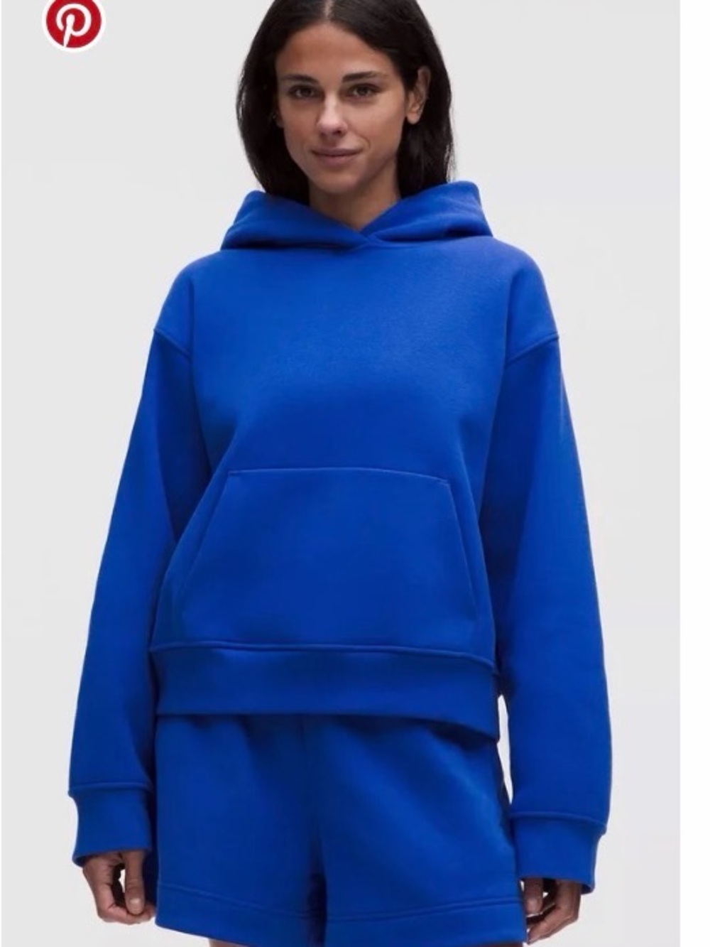 Lululemon Steady State SuperLoft Classic Women's Royal Blue Pullover Hoodie